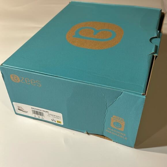 NIB BZees Washable Kick Back Ankle Boot Taupe Size 9.5 M - Picture 9 of 9